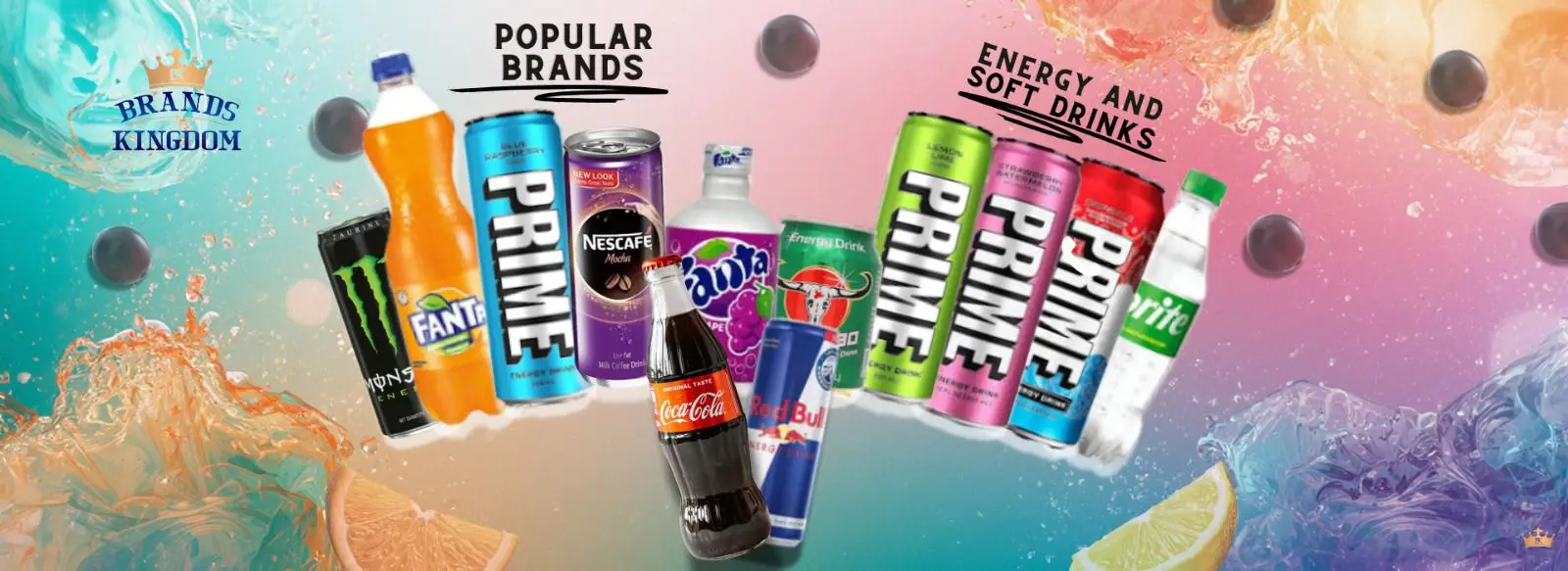 Prime Monster Fanta Coca-Cola Red Bull energy soft drinks distributed by Brands Kingdom Hong Kong